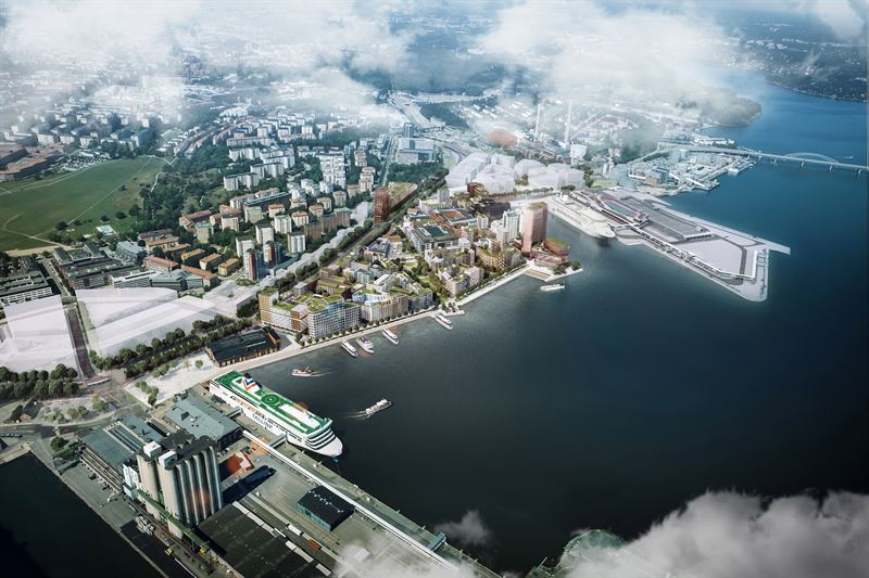 Skanska builds the new quay Saltkajen in Stockholm, Sweden, for about SEK 610M