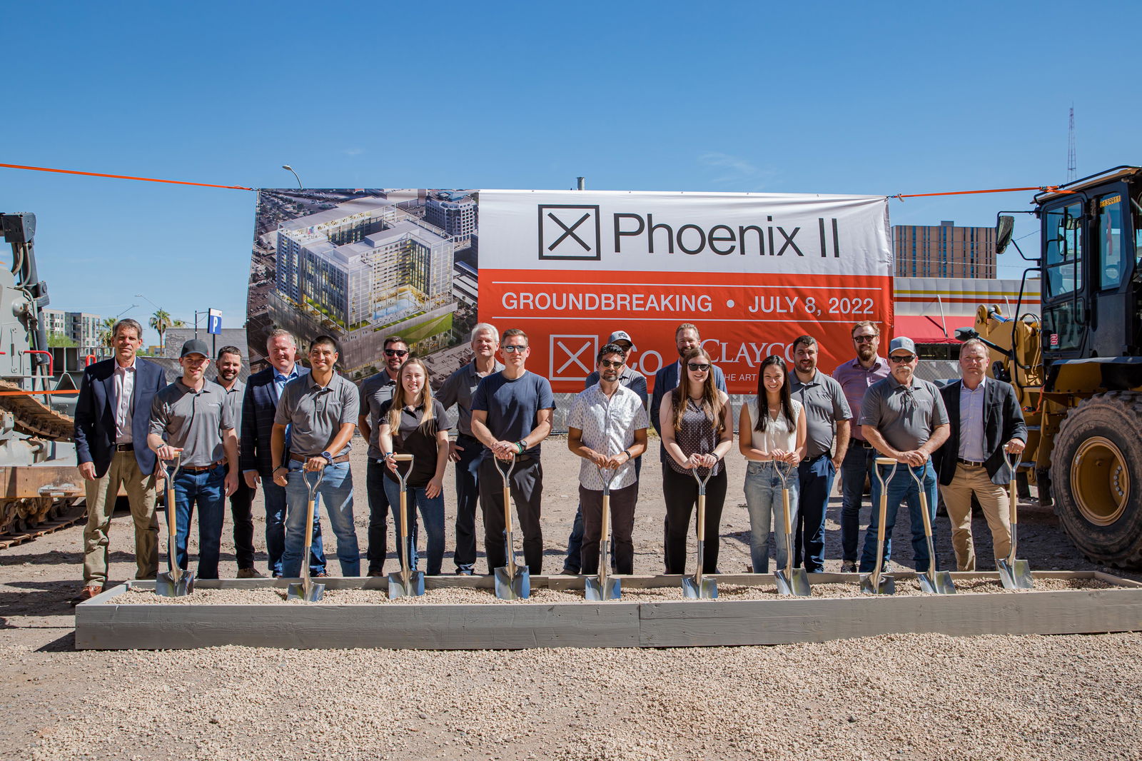 National Design-Builder Clayco Celebrates Groundbreaking of X Phoenix II, a New 26-story Residential High-rise in Phoenix’s Downtown Core