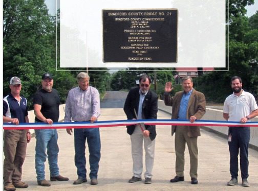 LDG and Bradford County Officials Hold Bridge Ribbon-Cutting