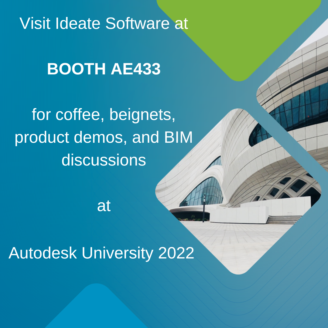 Ideate Software to Demonstrate its BIM Solutions at Autodesk University 2022
