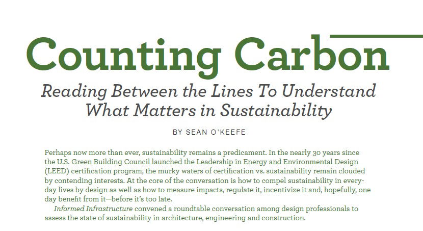 Counting Carbon: Reading Between the Lines To Understand What Matters in Sustainability