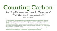 Counting Carbon: Reading Between the Lines To Understand What Matters in Sustainability