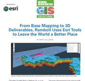 GIS Solutions: From Base Mapping to 3D Deliverables, Ramboll Uses Esri Tools to Leave the World a Better Place