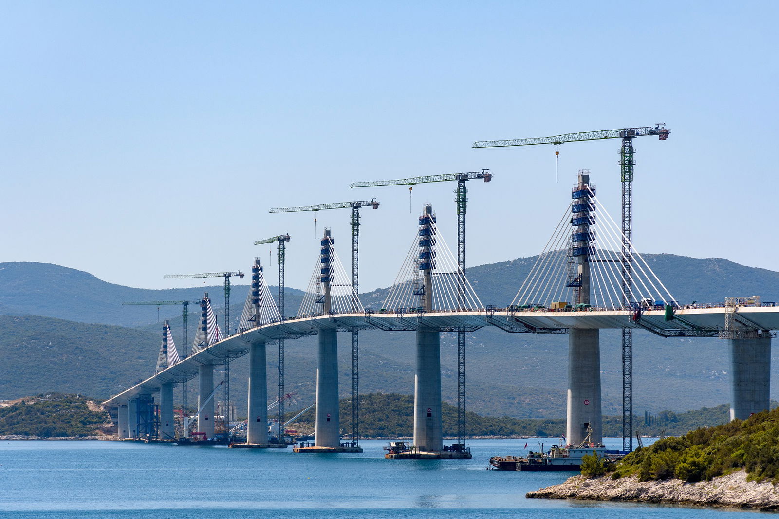 Grand Opening of Peljesac Bridge in Croatia