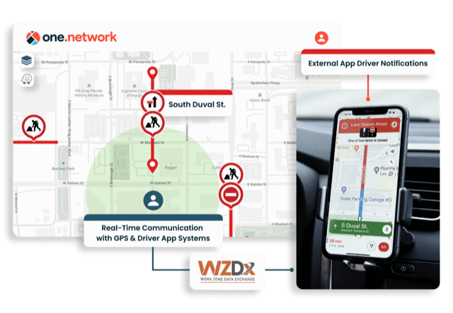 Florida DOT and one.network Launch First-of-its-Kind, Statewide Work Zone Safety Pilot Project