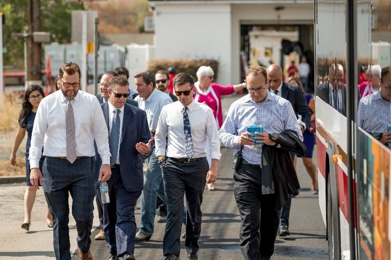 Secretary of Transportation Pete Buttigieg Visits Groundbreaking Vehicle Testing Facility in the East Bay