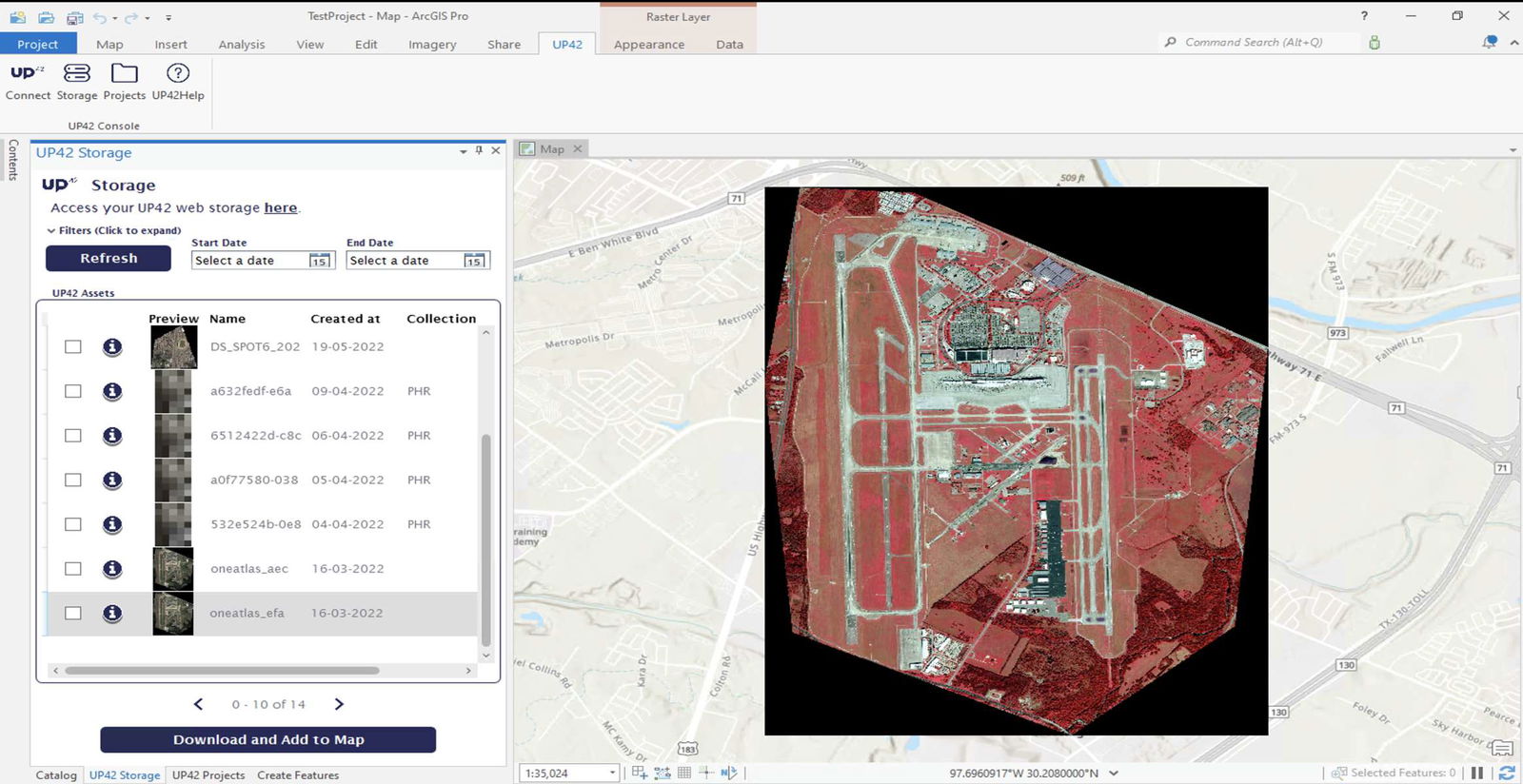 UP42 Launches ArcGIS Pro Add-in as Part of Esri Partner Network