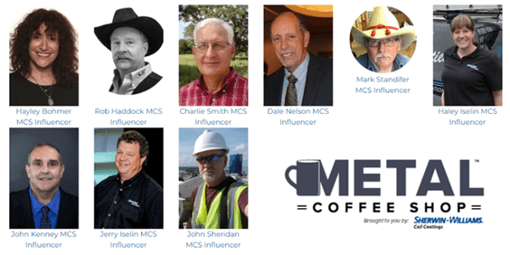 RoofersCoffeeShop® Announces 2022 MetalCoffeeShop™ Metal Influencers