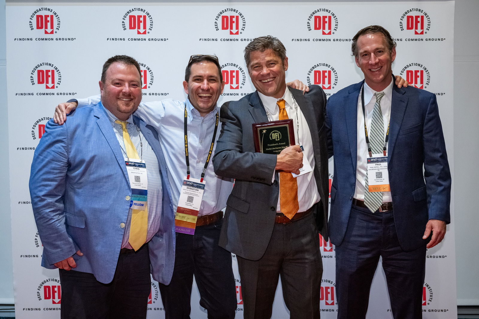 President’s Awards Presented at DFI Annual Conference