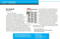 Letters from December 2022 Issue