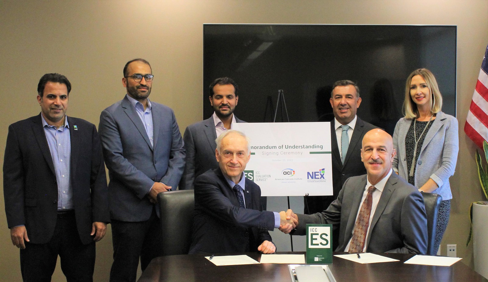 NEx and ICC-ES Sign Memorandum of Understanding in Support of Nonmetallic Building Materials