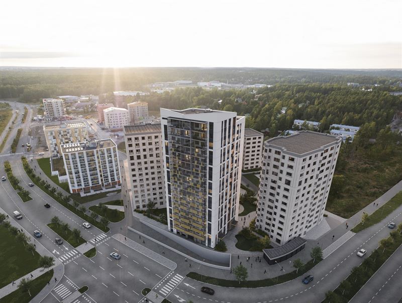 Skanska invests EUR 38M, about SEK 400M, in a residential development project in Espoo, Finland