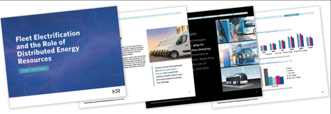HDR Publishes One of the First Studies on Impacts of DERs on Electric Fleet Charging