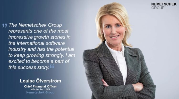 Nemetschek Group announces Louise Öfverström as new CFO