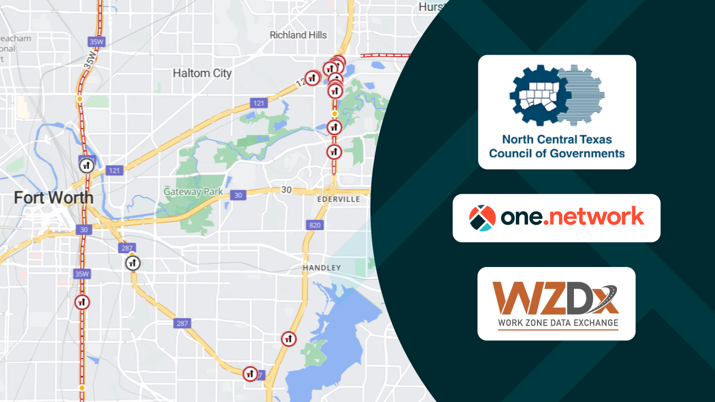 North Central Texas Council of Governments Selects one.network to Offer Work Zone Data Sharing Solutions for Member Agencies and Beyond