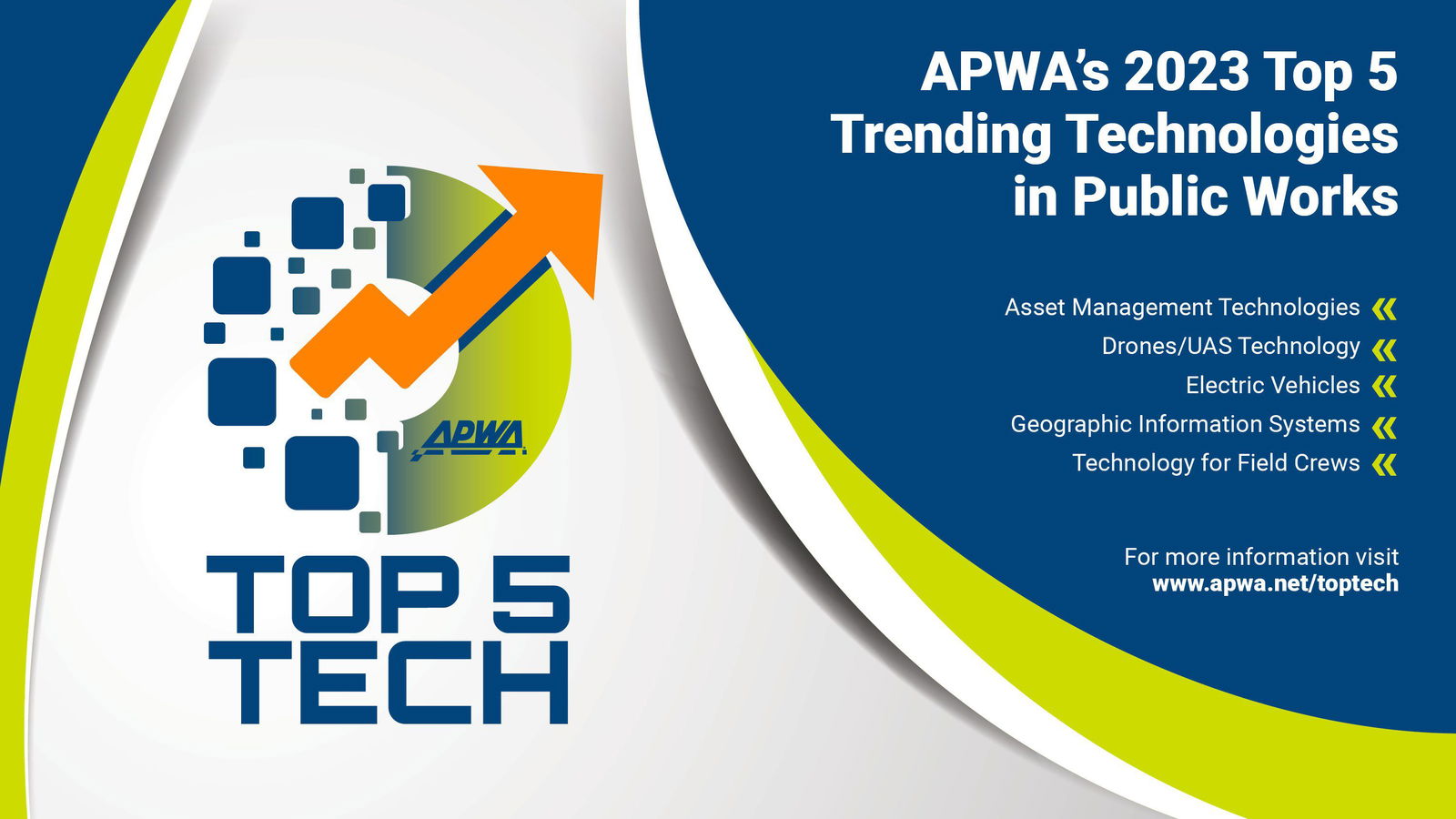 Public Works Professionals Select Top Five Trending Technologies for 2023