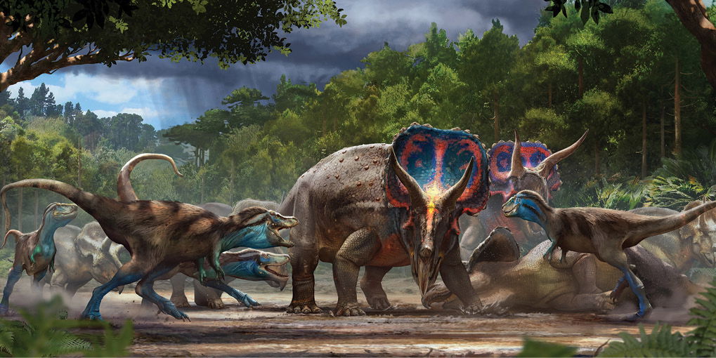 Dueling Dinosaurs: Floor Reinforcement Needed for Monumental Exhibit