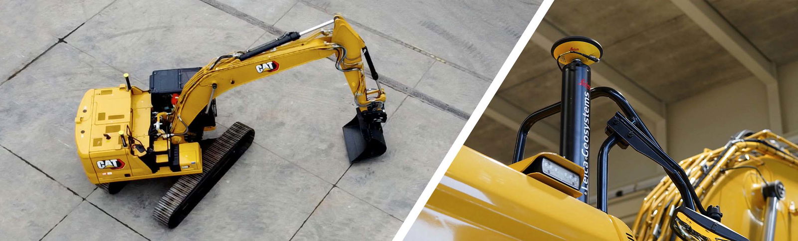 Leica Geosystems announces 3D machine control compatibility options for Caterpillar NGH excavators
