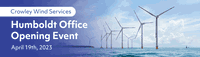 Crowley, Eureka Chamber to Announce New Offshore Wind Office, Host Open House