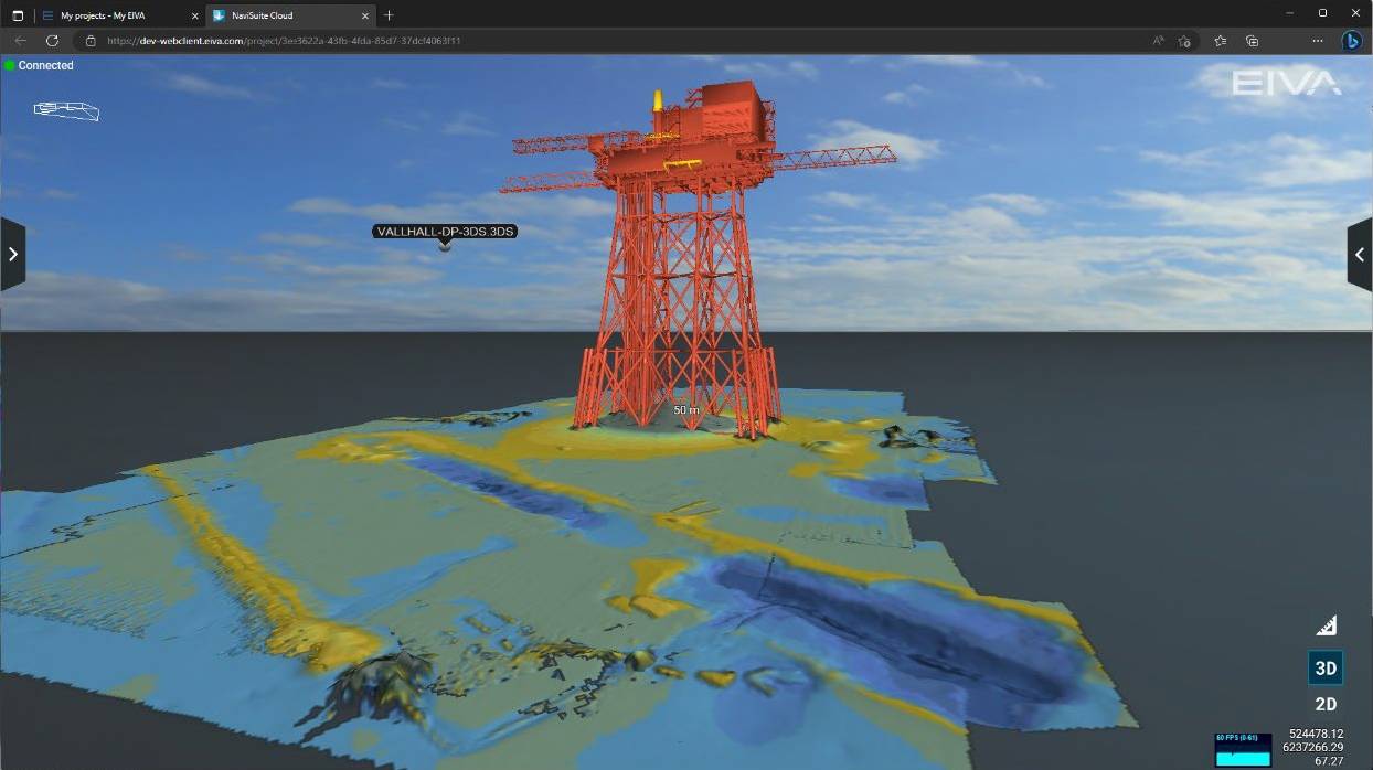 EIVA launches cloud-based thin client for efficient NaviSuite project data sharing and viewing
