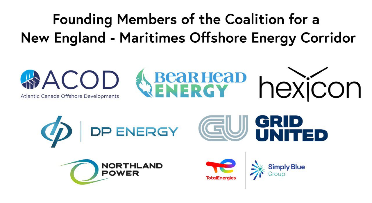 Seven Developers Unite in a Coalition Supporting Subsea Transmission Corridor Connecting New England to Atlantic Canada: White Paper Identifies Nearly $1 Billion Annual Benefit to Consumers