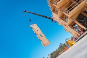 Simpson Strong-Tie Participates in 7.7 Moment Magnitude Earthquake Test of 10-Story Mass Timber Building