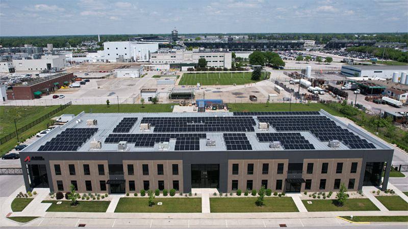 Emergent Solar Energy starts the engines on Abel Construction’s 210-kilowatt, roof-mounted solar project