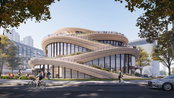 Heatherwick Studio reveals the design of a new public exhibition hall in Shanghai