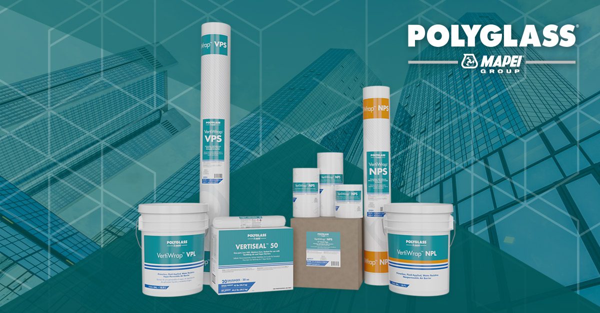 Polyglass USA Announces Launch of VertiWrap™ Air and Vapor Barrier Line of Products