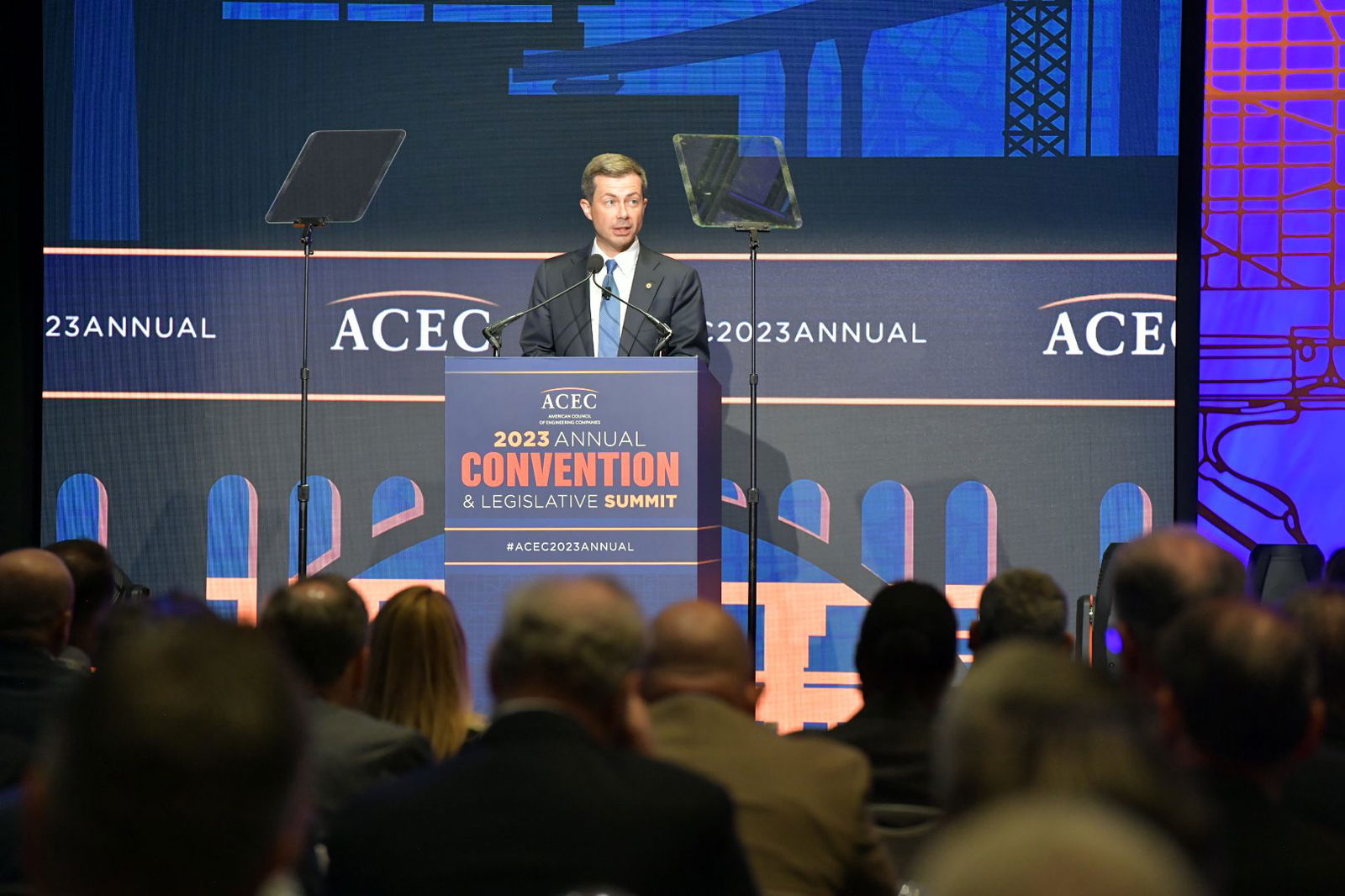 U.S. Transportation Secretary Pete Buttigieg Addresses ACEC Annual Convention in DC