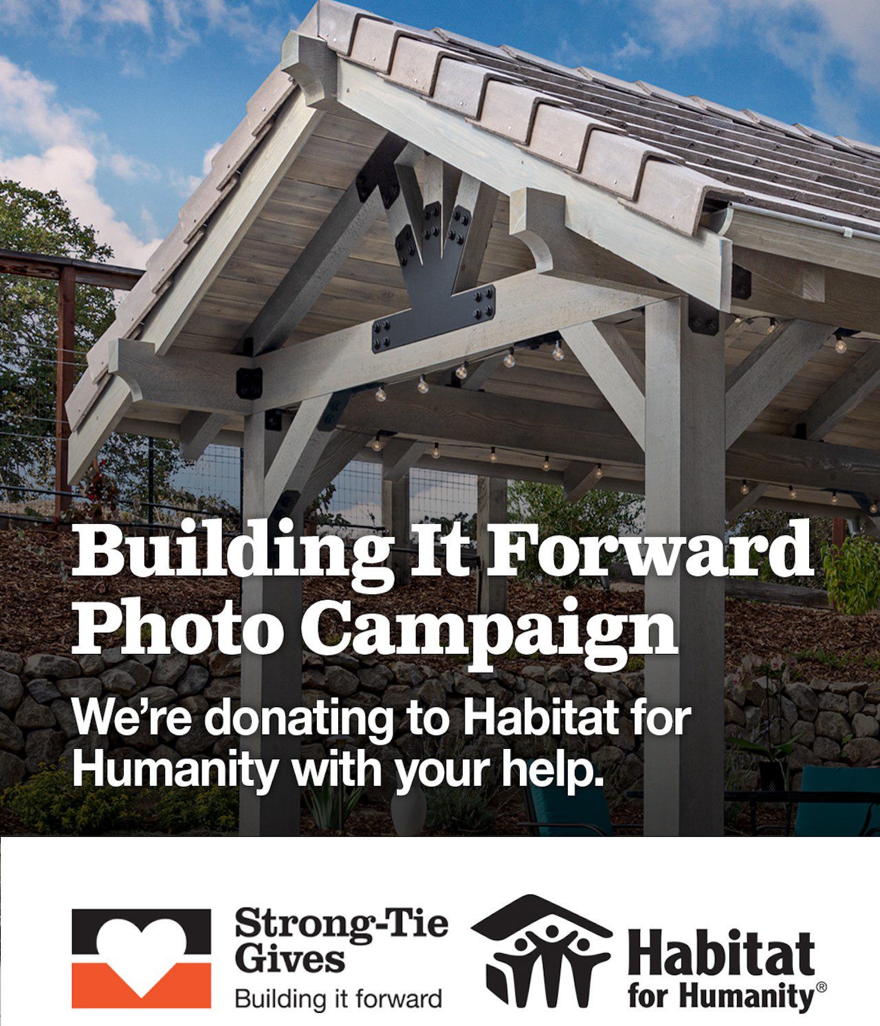 Simpson Strong-Tie Building It Forward Photo Campaign on Social Media Supports Habitat for Humanity