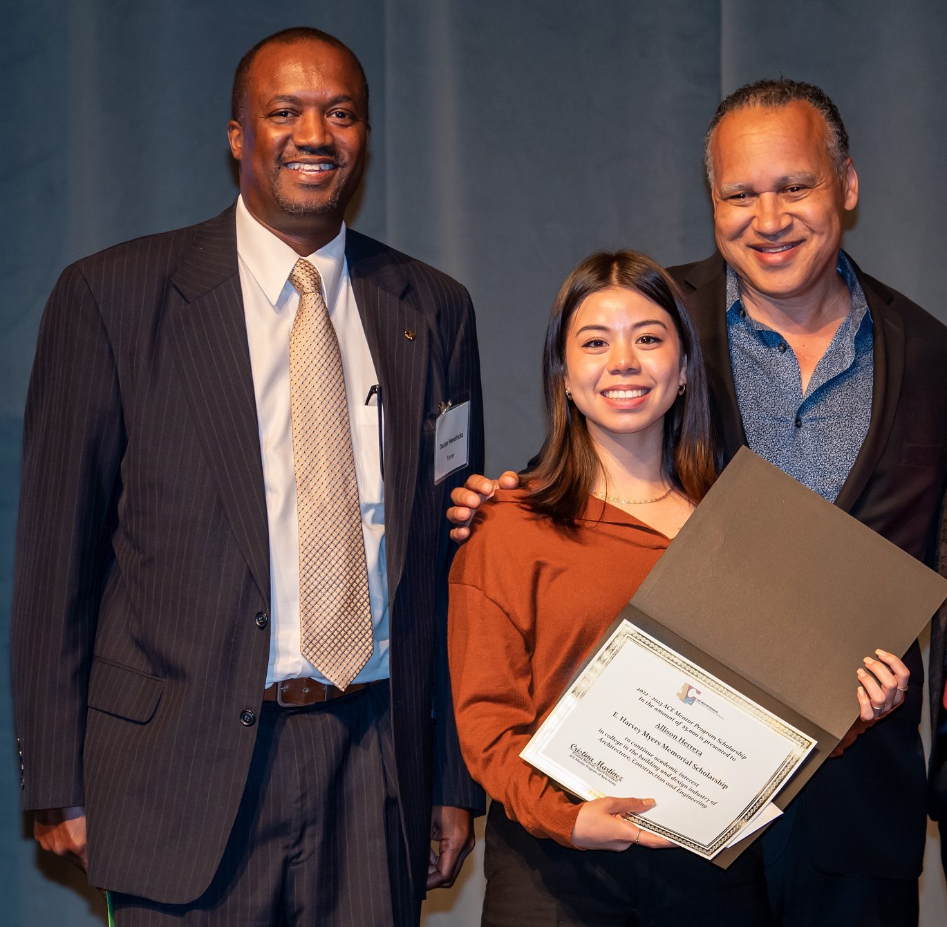 Inaugural E. Harvey Myers Scholarship is Awarded to ACE Mentor Program New Jersey Student from Hightstown High School