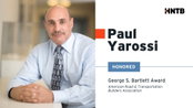 HNTB's Yarossi Honored with Prestigious George S. Bartlett Award