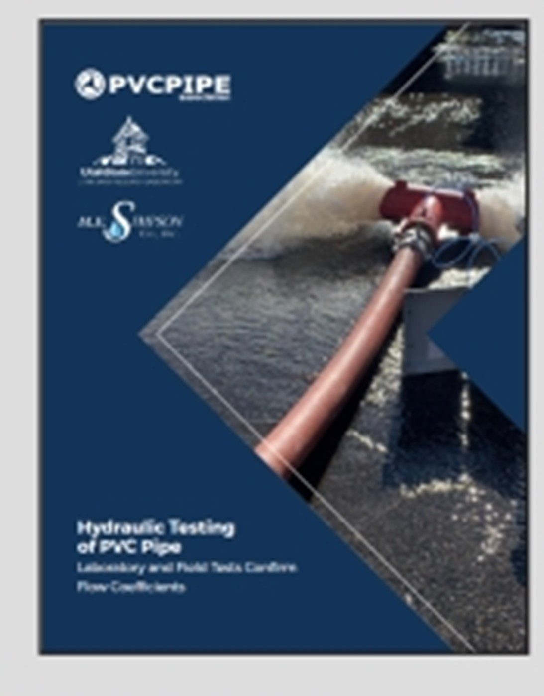 Testing Confirms PVC Pipe Hydraulic Coefficients Are Conservative