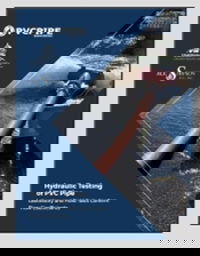 Testing Confirms PVC Pipe Hydraulic Coefficients Are Conservative