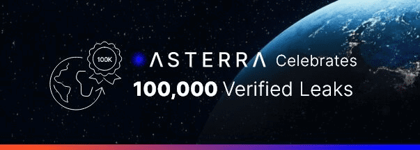 ASTERRA surpasses 100,000 water leaks