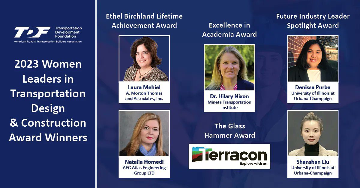 ARTBA Recognizes Top Women in Transportation Design & Construction