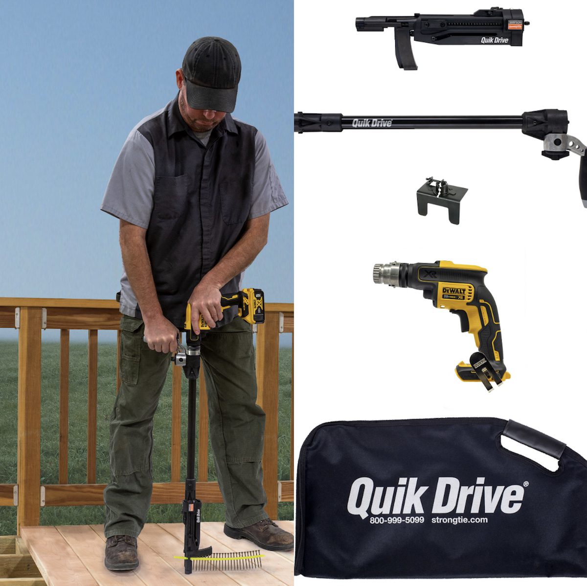 Stand Up and Drive: Simpson Strong-Tie Introduces New, Low-Cost Cordless Combo Kit for Decking and Subfloor Contractors