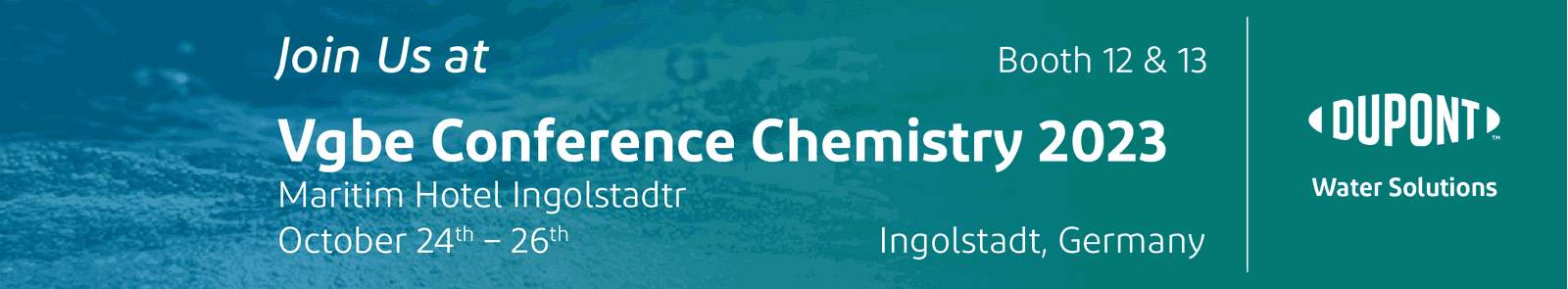DuPont to present a technical paper on Vgbe Conference Chemistry 2023