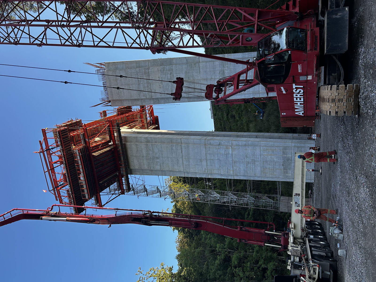 COWI and Bot Construction Group approach critical stage in cantilever construction of the William Halton Parkway crossing