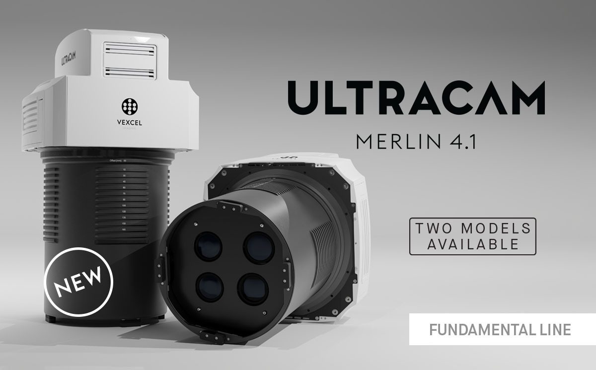 Vexcel Imaging introduces new UltraCam Merlin 4.1 aerial camera system for elevated profitability and performance