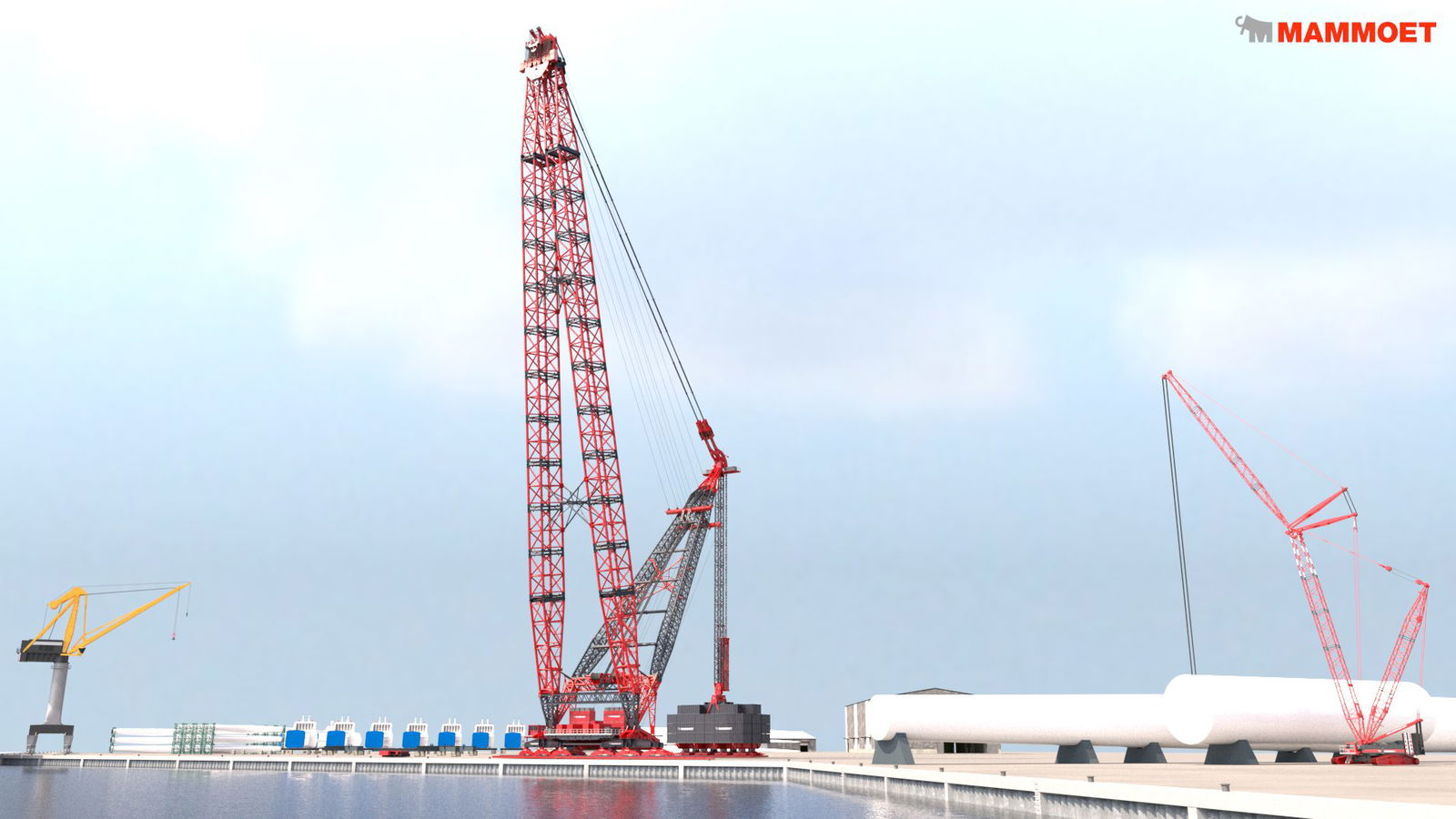 World’s largest electric crane: first parts revealed