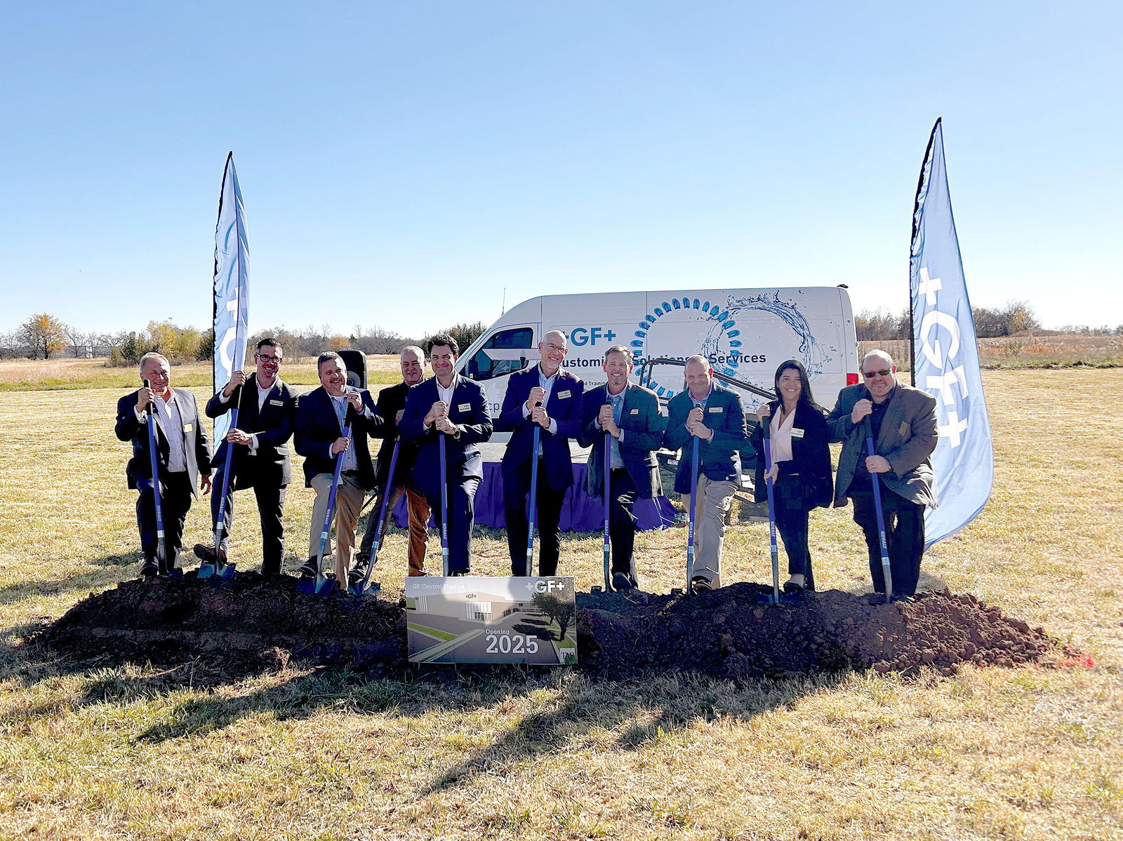 GF Central Plastics breaks ground on 2nd plant in Shawnee $30M investment will accommodate growth, create 300 jobs
