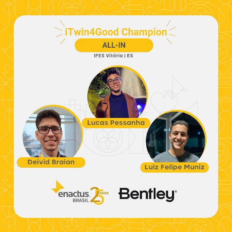 AI-powered, Blood-donation Room Monitoring Project Wins the 2023 Enactus Brazil and Bentley Systems iTwin4Good Challenge