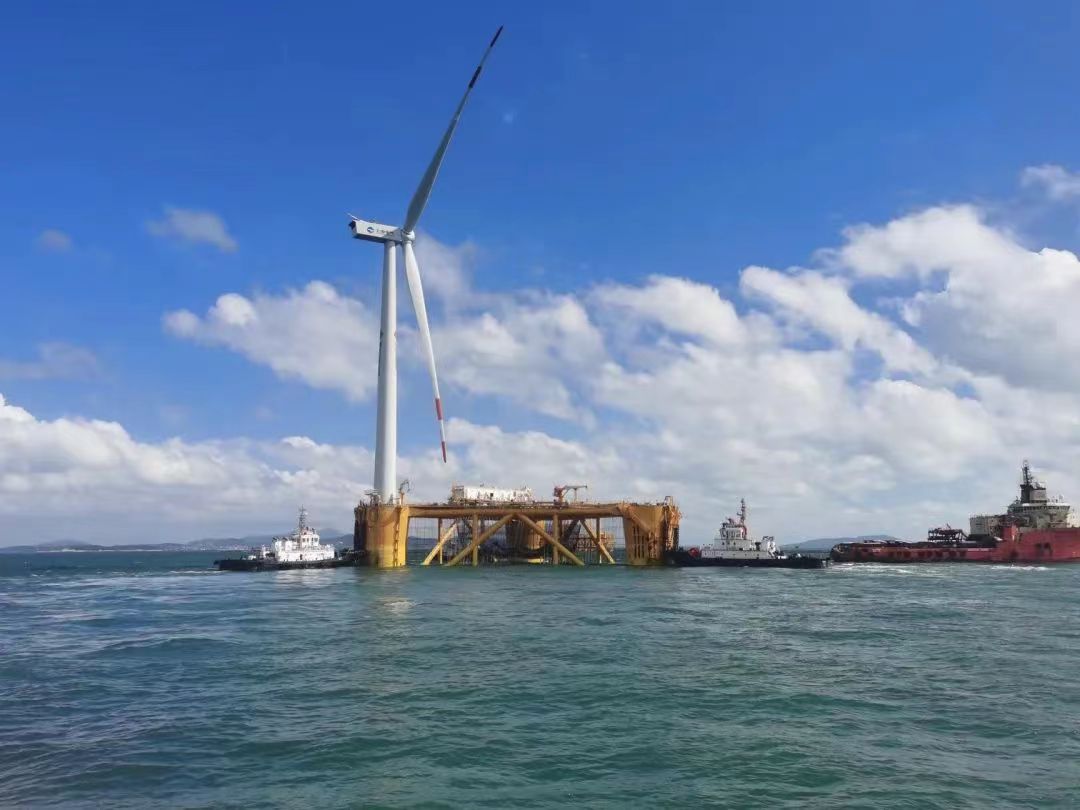 World’s First Deep-Sea Floating Wind Energy Project Integrated with Marine Ranching Completed