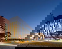 The California Military Department HQ site is designed to meet the state’s net zero energy and sustainability standards