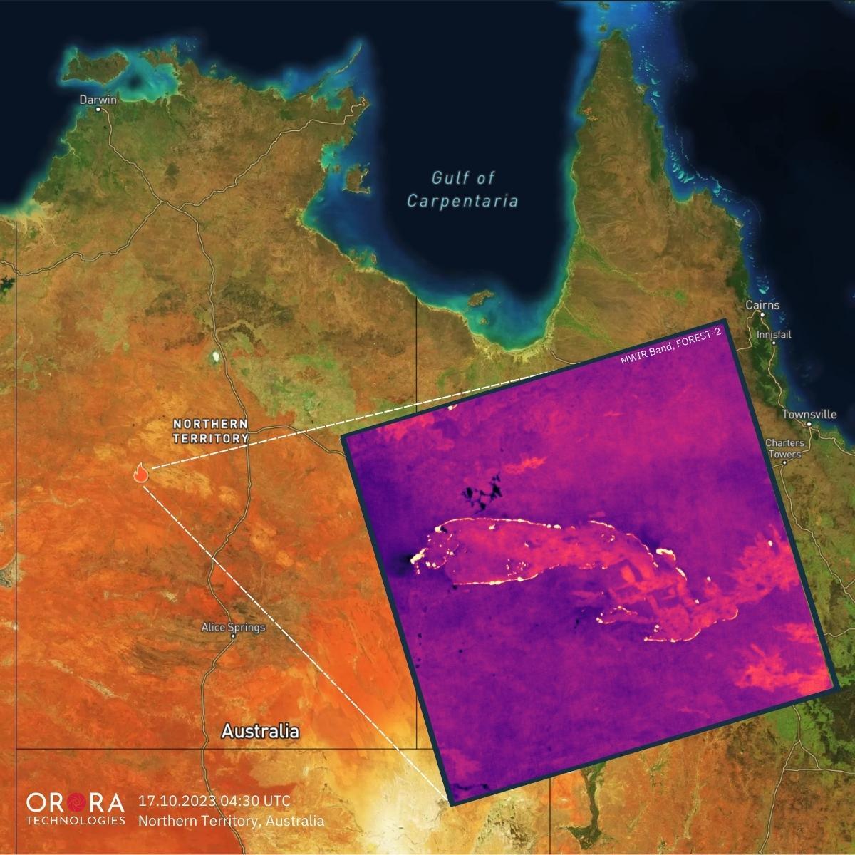 Wildfire Preparedness: UP42 and OroraTech Facilitate Geospatial Data Access with On-Demand Sensor Tasking