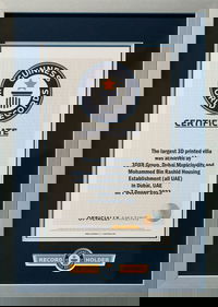 3DXB Group Sets Guinness World Record For the Largest 3D-Printed Villa in Dubai