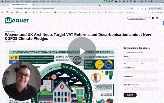 Weaver and UK Architects Target VAT Reforms and Decarbonisation amidst New COP28 Climate Pledges