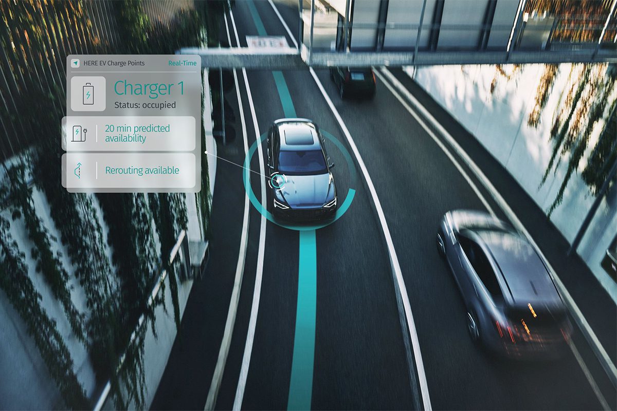 HERE announces "EV Range Factors" to improve on-route range calculations